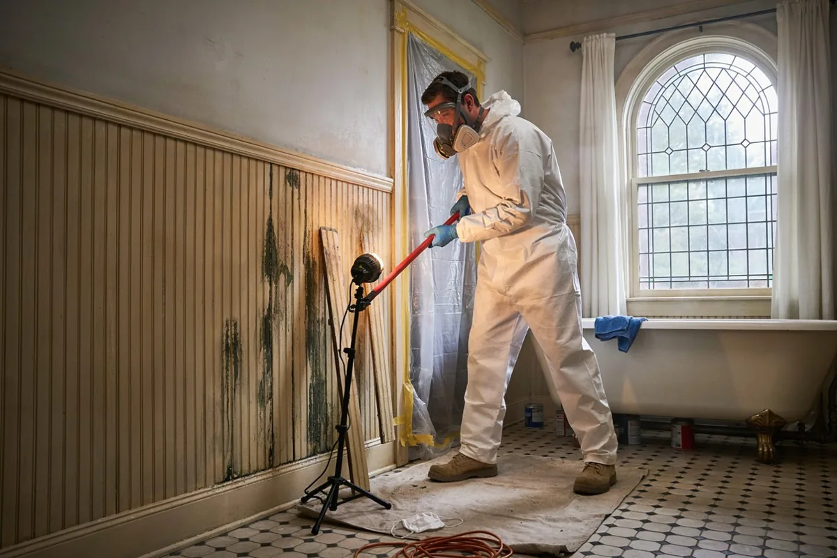 Bathroom mold removal in Biloxi, MS